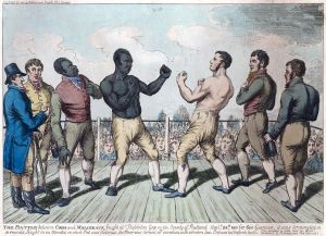 Tom Molineaux vs Tom Cribb, 1811 (Wikipedia Commons)