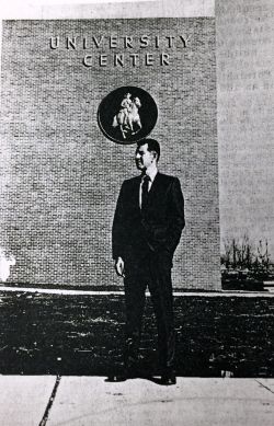 Keathley University Center with Nathan Bedford Forrest seal. 1970s.