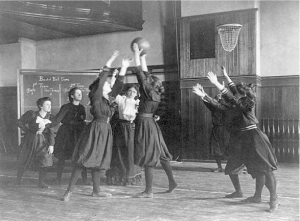 Western High School Girls’ Basketball team, Washington, DC, 1899. (Image Courtesy Library of Congress Prints and Photographs Division).