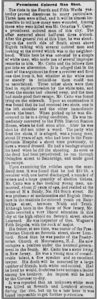 The Philadelphia Inquirer, October 11, 1871.