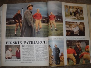 "Pigskin Patriarch," Collier's, 12 September 1952. 